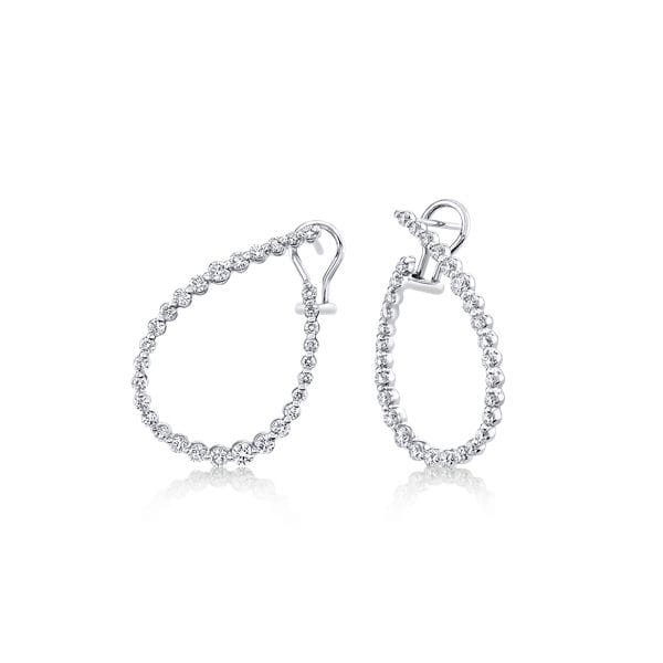 Eternalle Lab-Grown 14k White Gold Earrings 1 1/2 ct. tw.