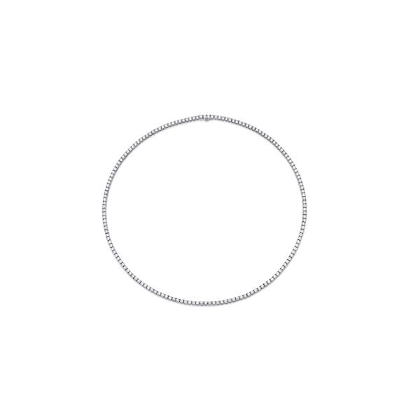 Memoire 18k White Gold Necklace 8 ct. tw.