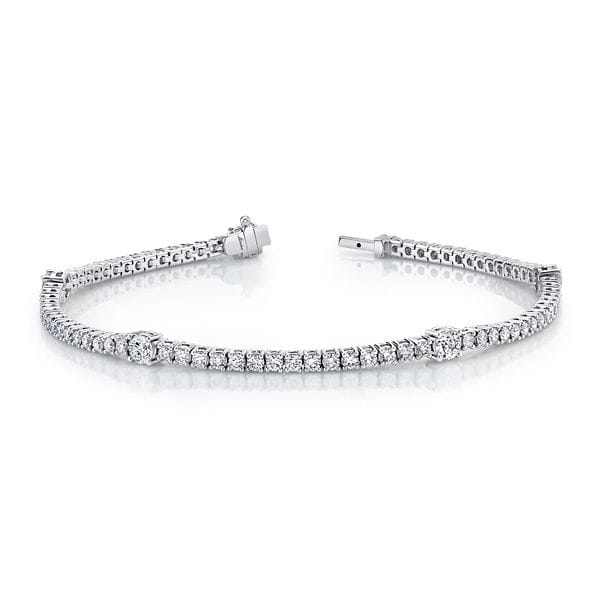 Memoire 18k White Gold Bracelet 2 1/2 ct. tw.