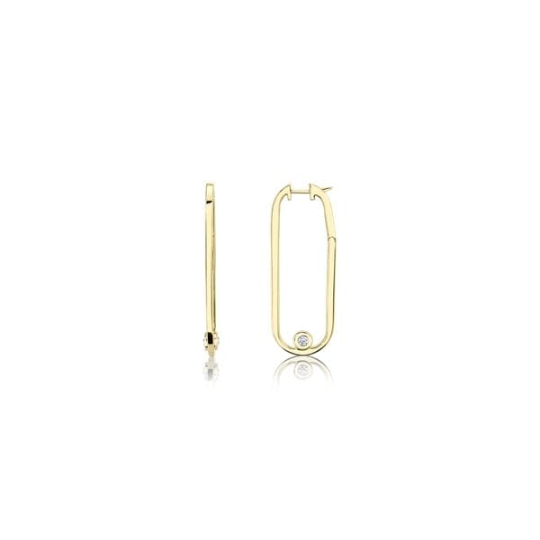 Michael M. 14k Yellow Gold Earrings 1/6 ct. tw.